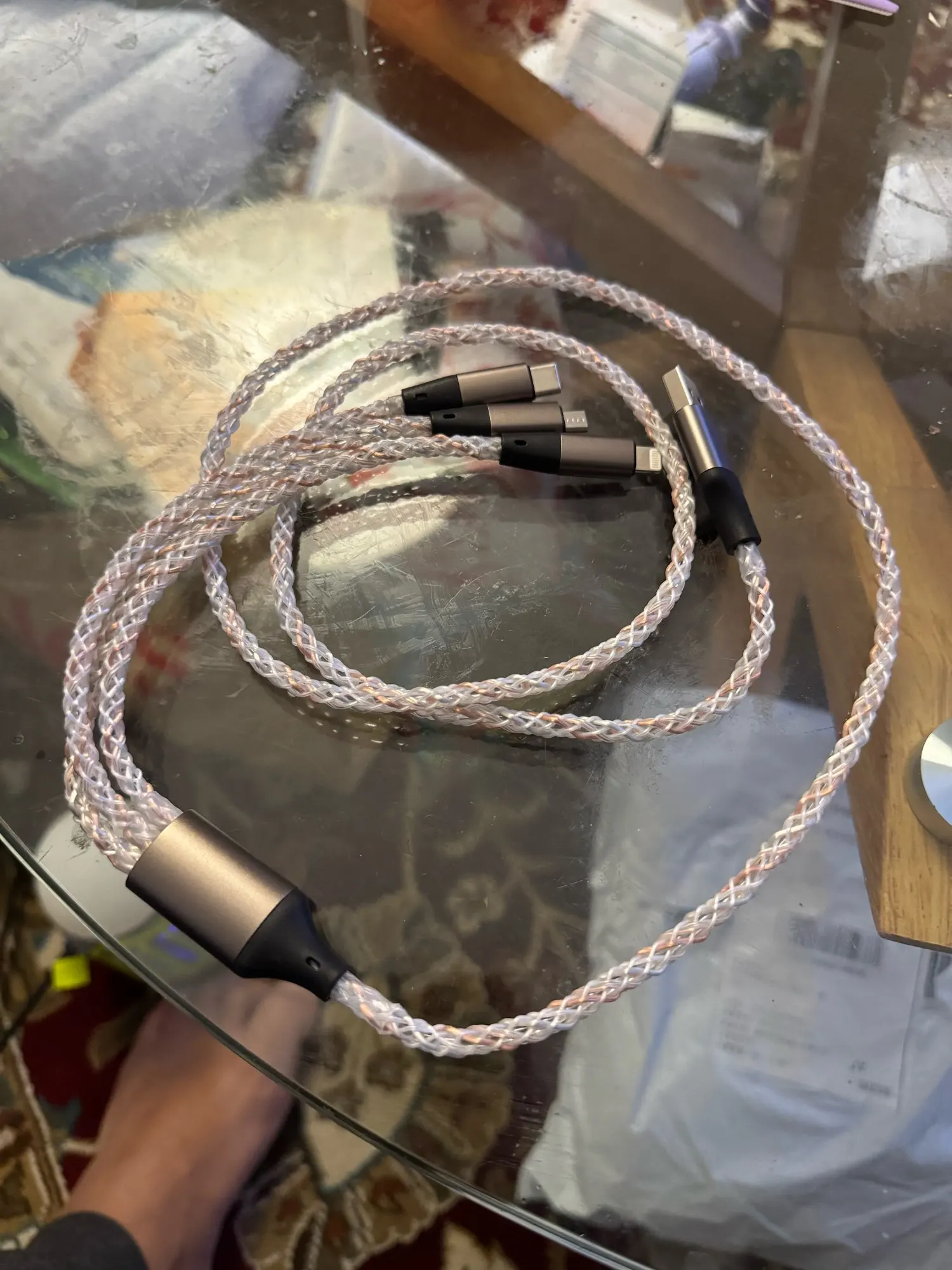 66W Fast Charging Cable For Huawei iPhone Xiaomi photo review