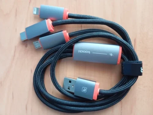 Toocki 3 In1 USB Cable Multi Port For photo review