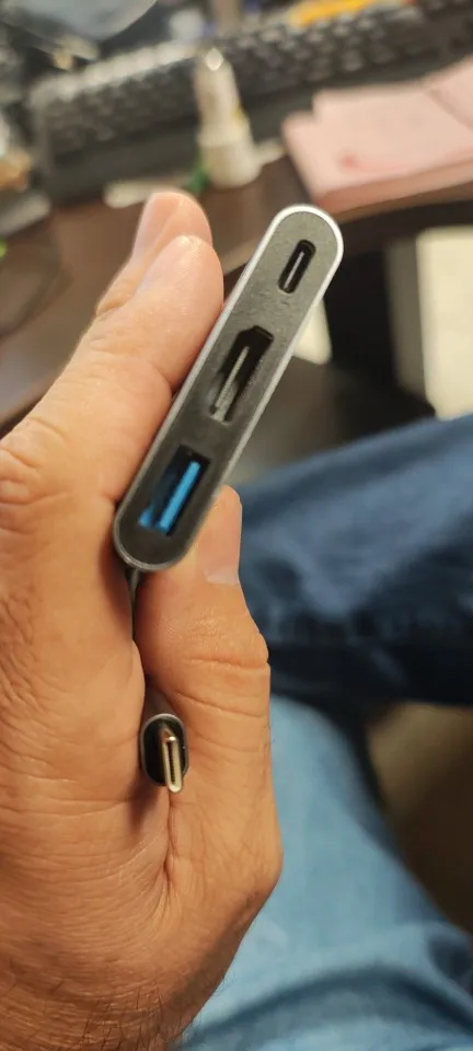 3 in 1 Usb Hub USB C to photo review