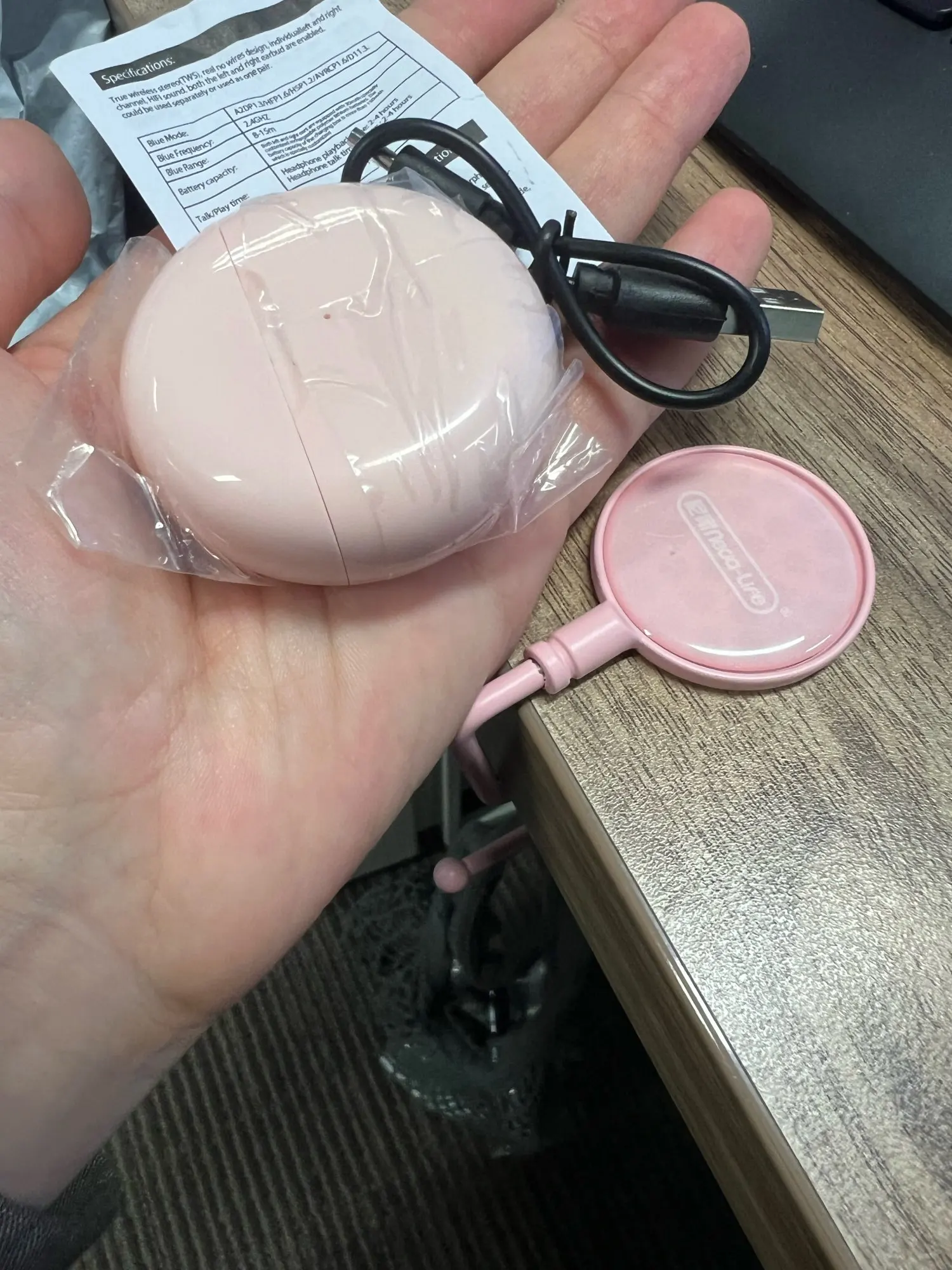 1 Pcs Cute Morandi Bag Hook Heavy Table photo review