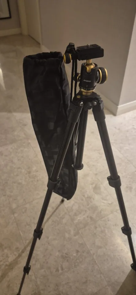 Andoer Q160SA Tripods Camera Tripod with Panoramic Ballhead photo review