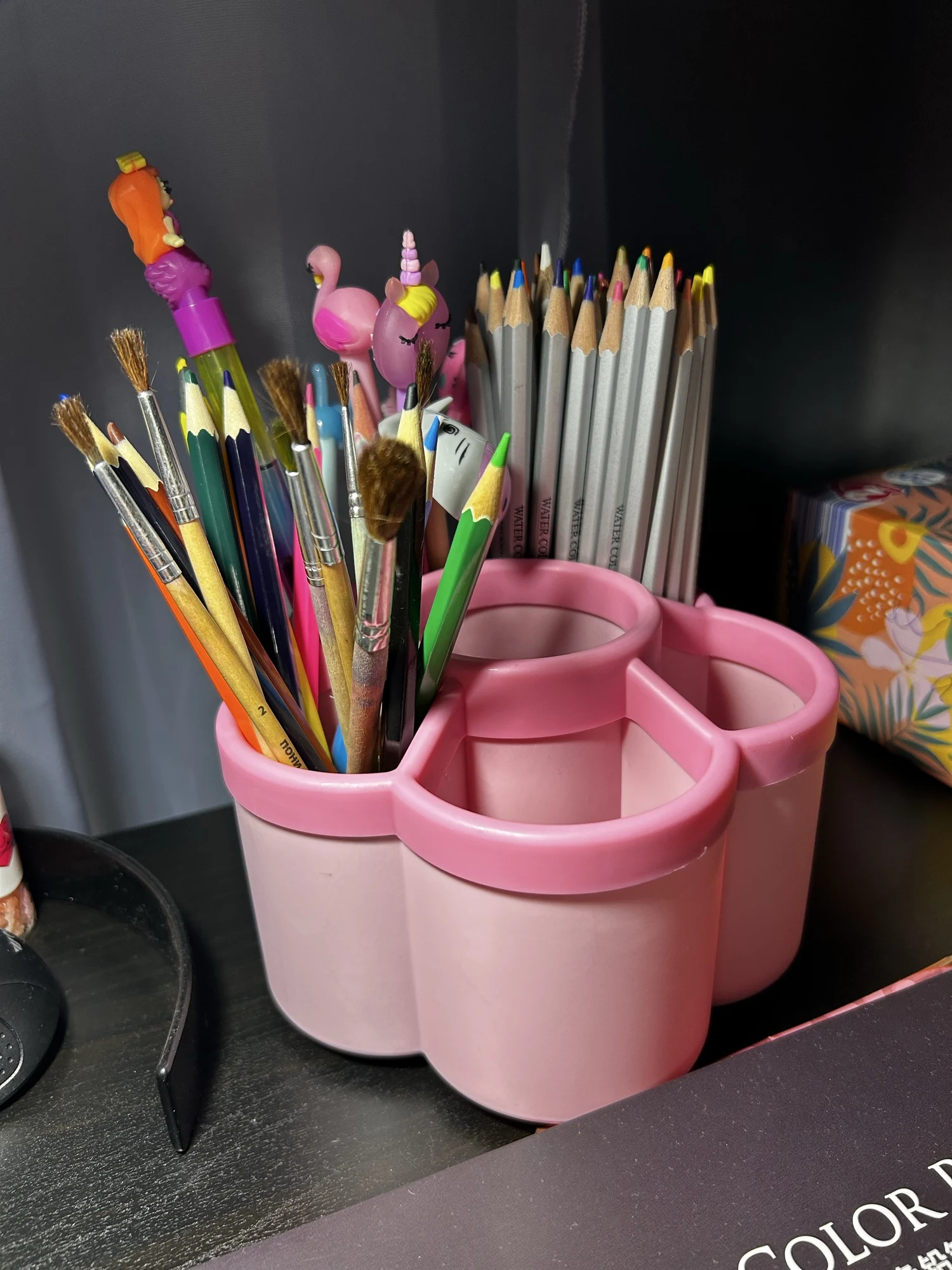 Rotating Desk Organizer - Multi-Compartment Storage Caddy, Durable photo review