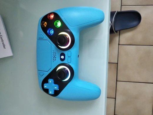 Controller for PS5/PC Gamepads,Gaming Handle Hall Effect Triggers,Game photo review