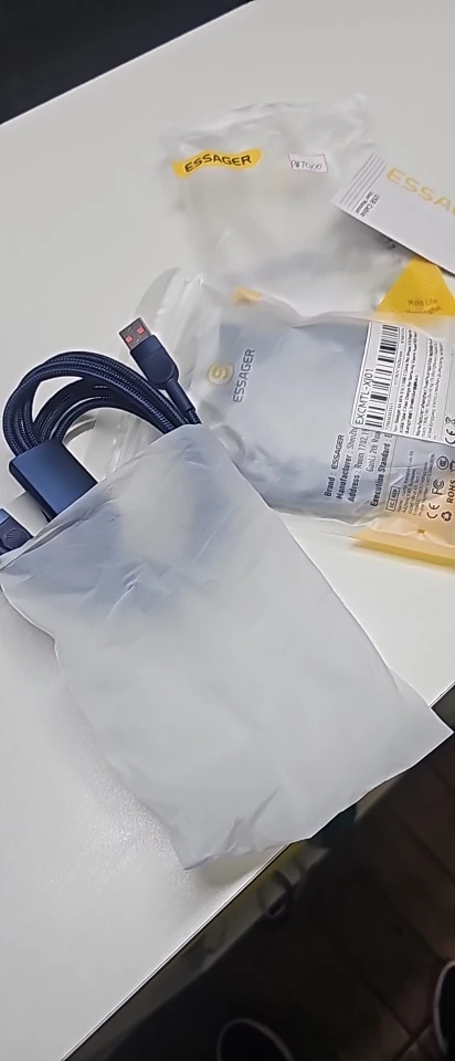 Essager 6A 66W 3 in 1 USB C photo review