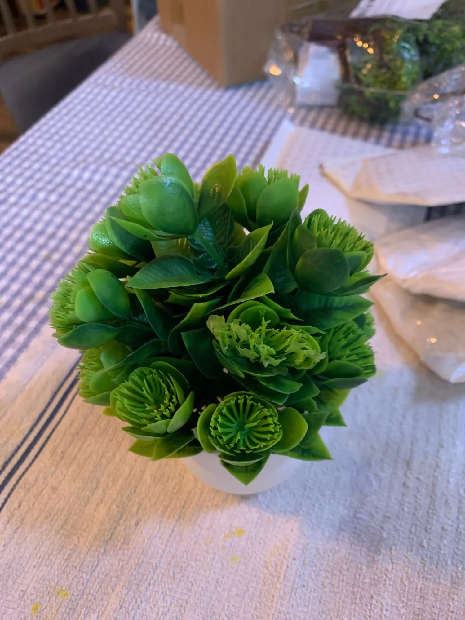 1pc Artificial Plants with Plastics Pots Perfect Greenery photo review