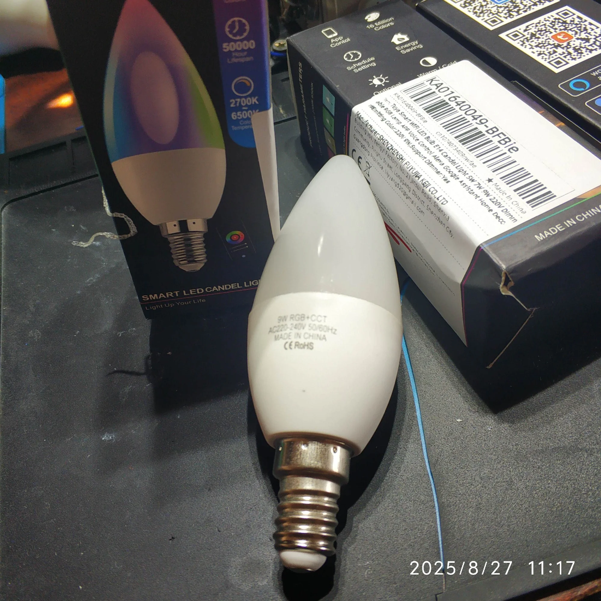 Dimmable Tuya Rgb Smart Bulb Gu10 C37 A60 photo review