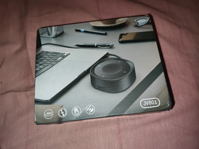 USB Conference Speaker Microphone Wired Touch Key Omni photo review