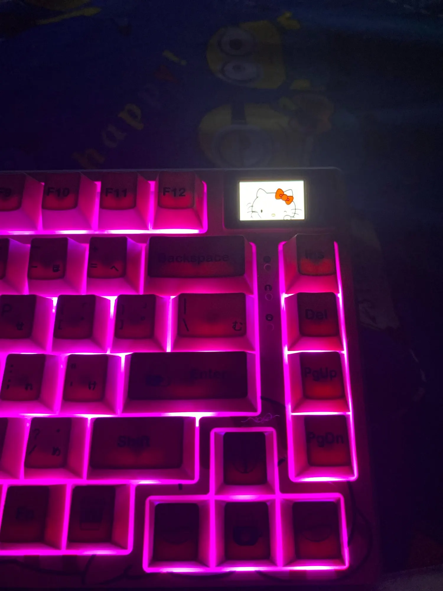 Wired Mechanical Gaming Keyboard with OLED Display Full photo review