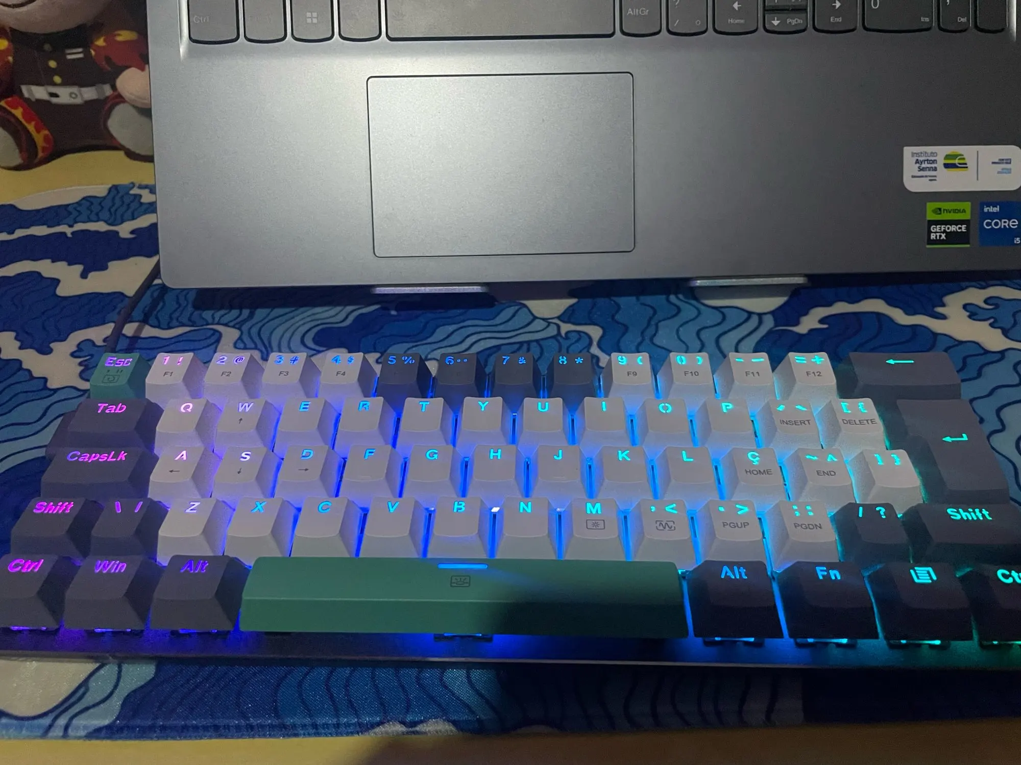 Machenike K500-B61 Mini Mechanical Keyboard 60% ABNT2 Layout photo review