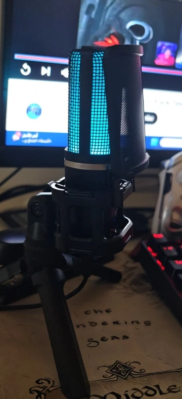 Zealsound RGB USB Condenser Gaming Microphone Computer Professional photo review