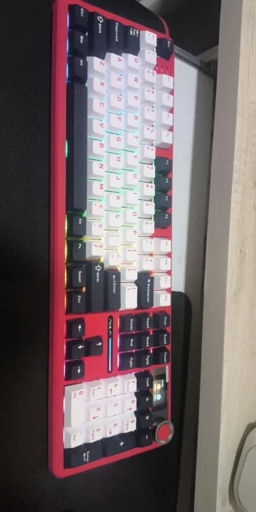 AULA F108 pro Wireless Bluetooth Keyboard Macro Gaming photo review