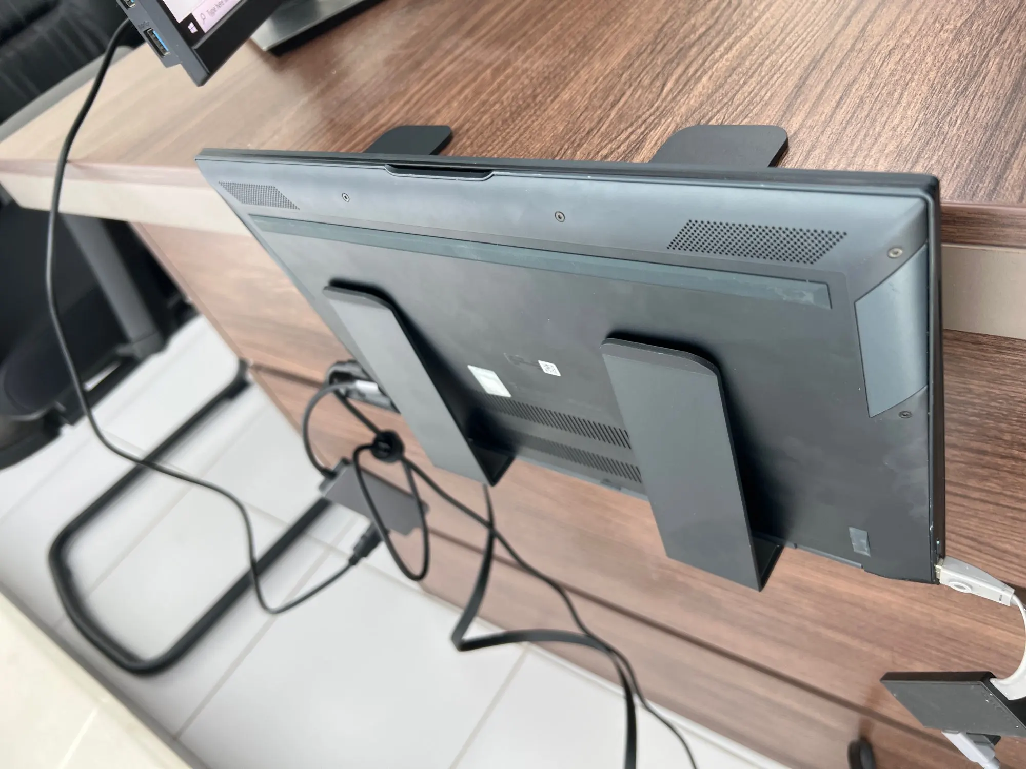 Sides Table Laptop Storage Stand Laptop Rack Charging photo review