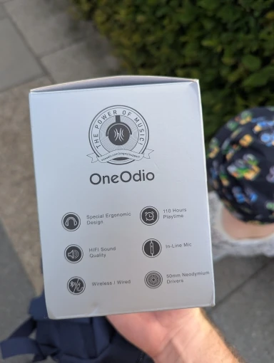 Oneodio Pro-C Bluetooth Wireless Headphones With Mic 110Hr photo review