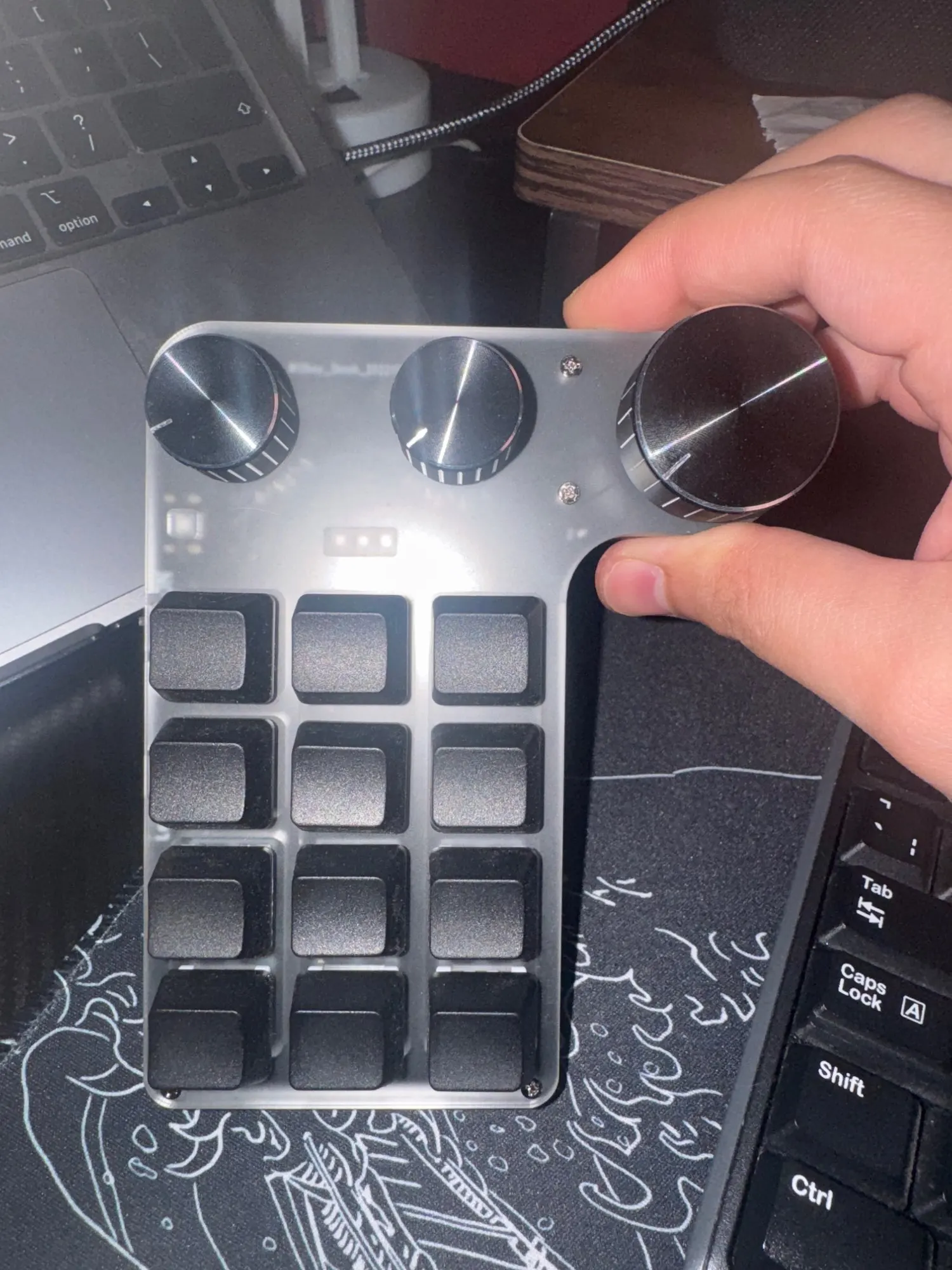Mini Bluetooth Programming Macro Custom 3 Knob Keyboard photo review