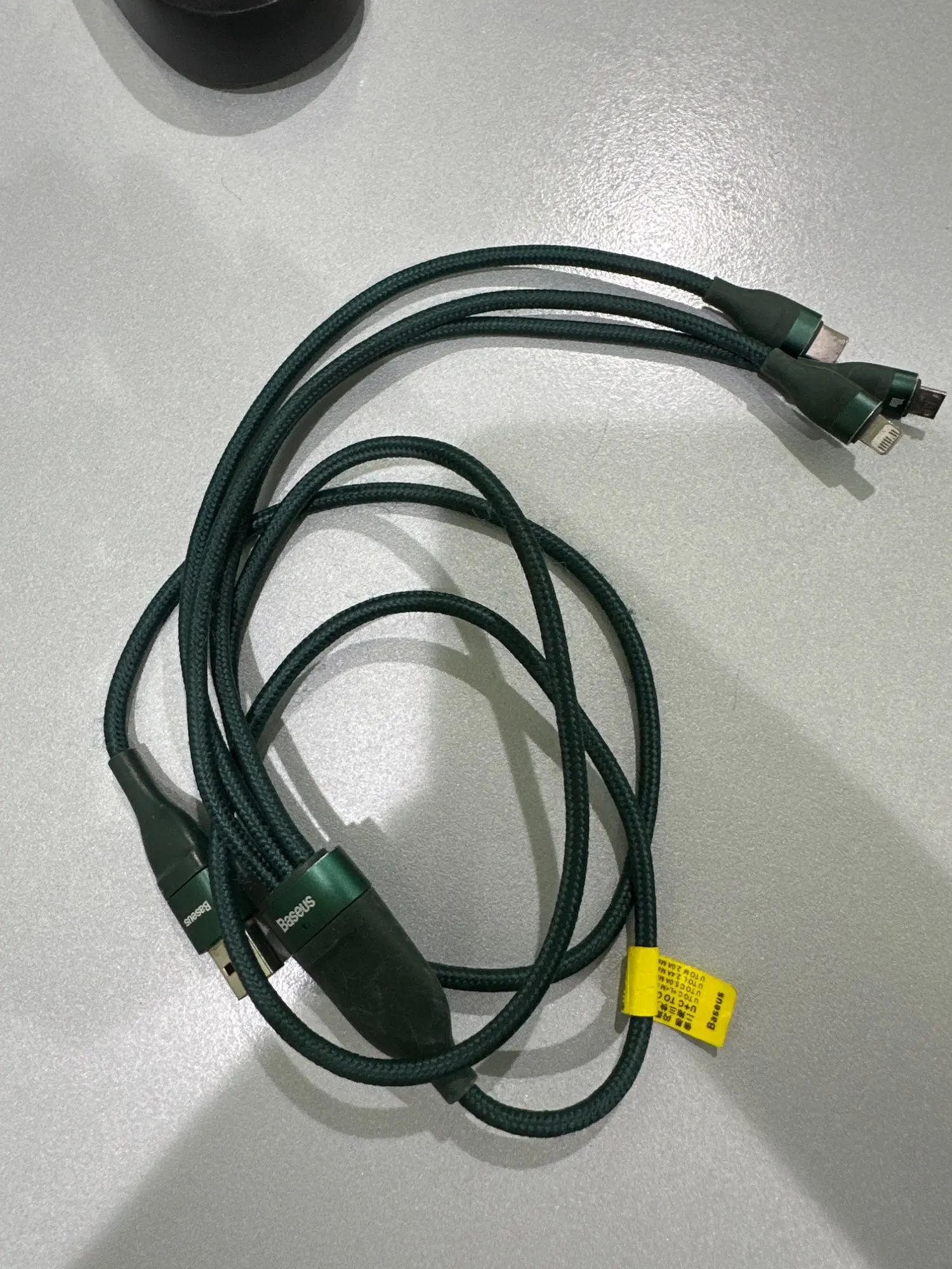 Baseus 3 in 1 USB Type C Cable photo review