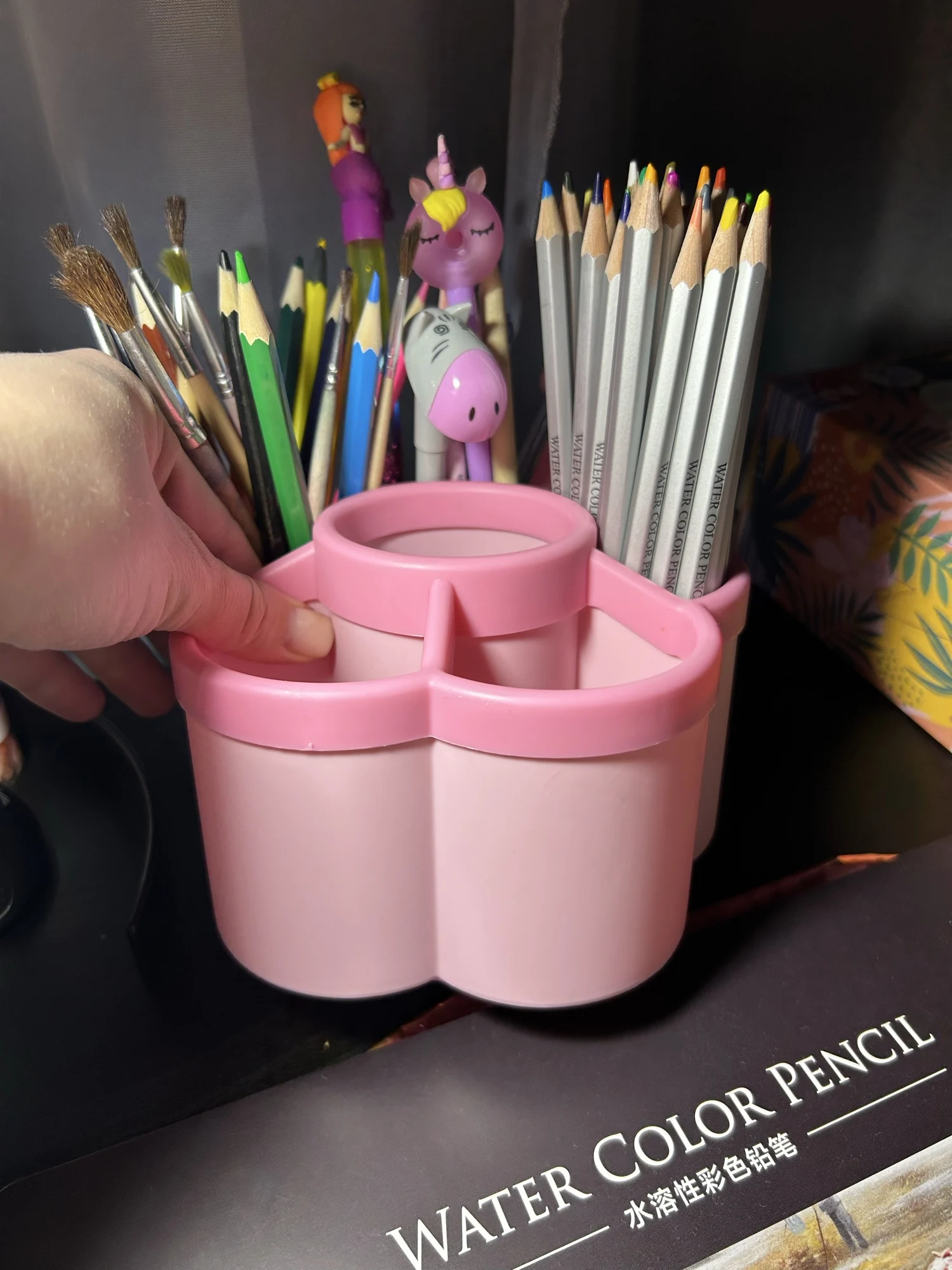 Rotating Desk Organizer - Multi-Compartment Storage Caddy, Durable photo review