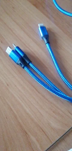 3In1 Fast Charging Cable Cord For iPhone Xiaomi photo review