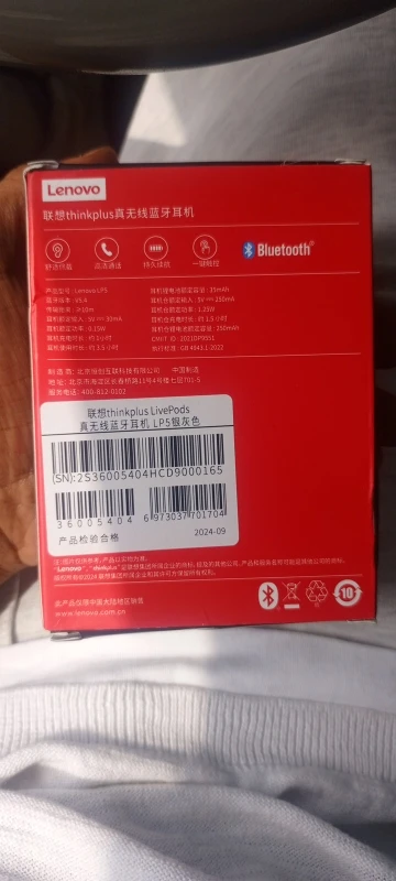100% Original Lenovo LP5 Pro Wireless Bluetooth 5.4 photo review