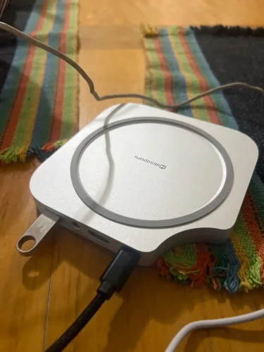 Minisopuru Mac Mini M4 Hub Dock Stand With photo review