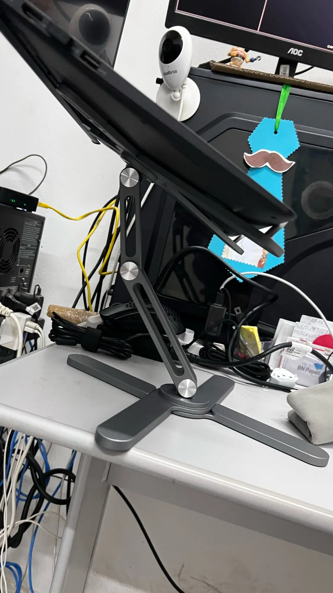 Foldable Laptop Stand 360°Rotation Notebook Table Aluminum Alloy photo review