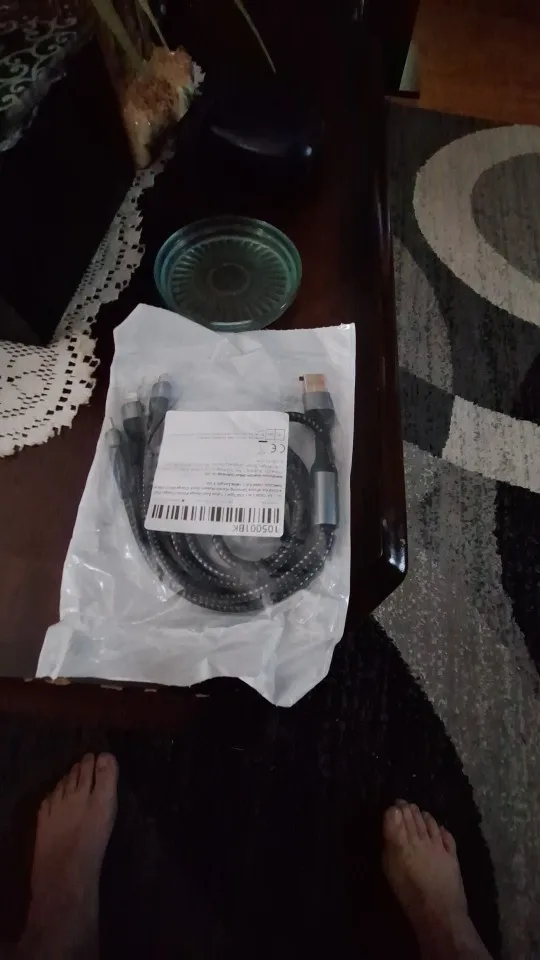 120W 3-in-1 USB Fast Charging Cable For iPhone photo review