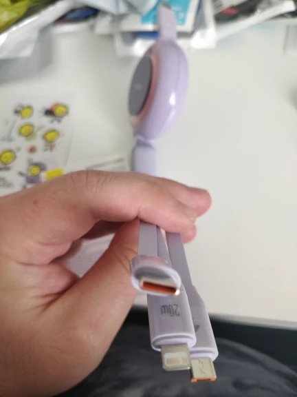 Baseus Retractable 100W 3 in 1 Fast USB photo review