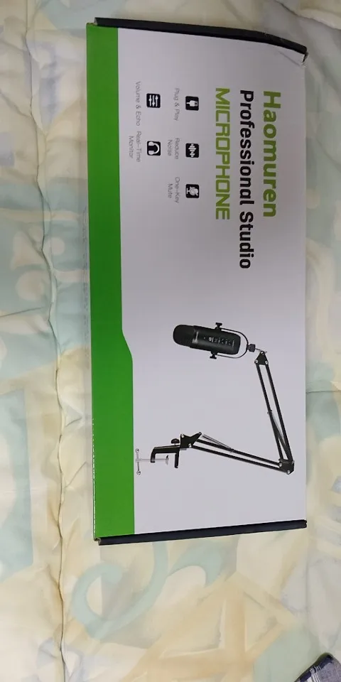 Haomuren Professional USB Streaming Podcast PC Microphone Studio photo review
