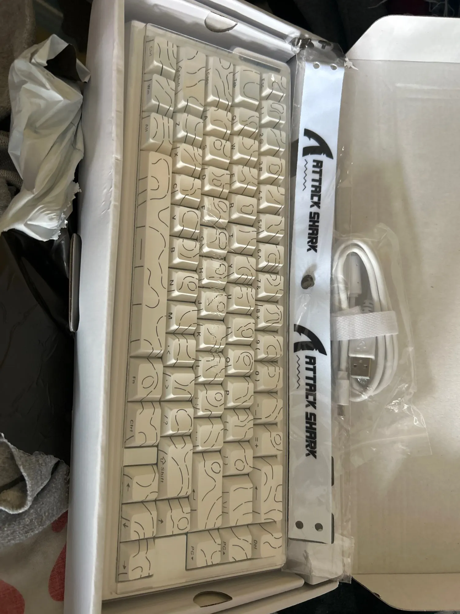 MCHOSE ACE68 ACE60 Pro Magnetic Keyboard Wired Mechanical photo review