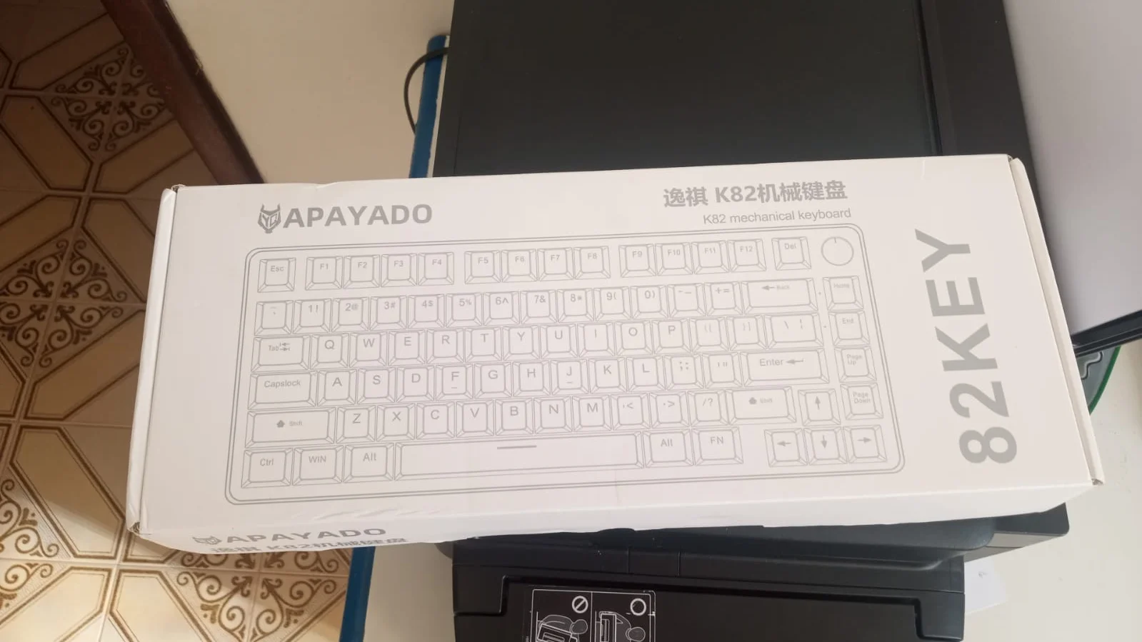 75% Mechanical Keyboard Wired with Media Knob, APAYADO photo review