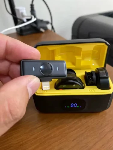 Wireless Lapel Microphone USB-C/iOS Interface Lavalier Mic Noise photo review