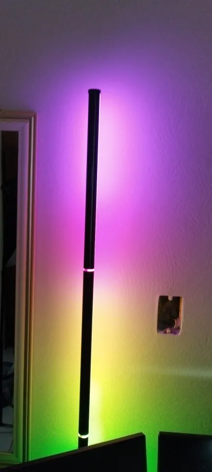 Smart LED Floor Lamp RGB Remote & APP photo review