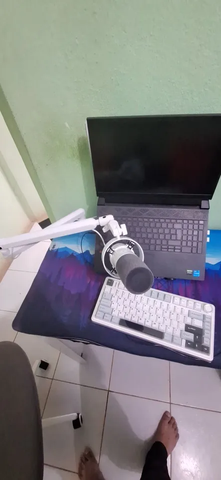 FIFINE Dynamic USB/XLR Microphone with Gain Knob/Touch-mute/Headphone Jack,Recording photo review