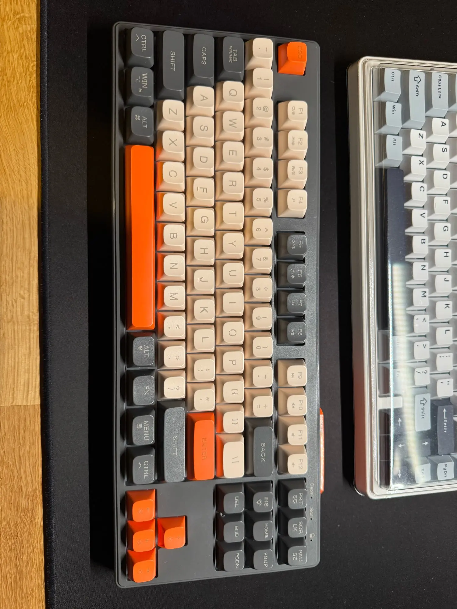 M87 Wireless Keyboard Gaming,87keys Dual Mode Bluetooth Keyboard photo review