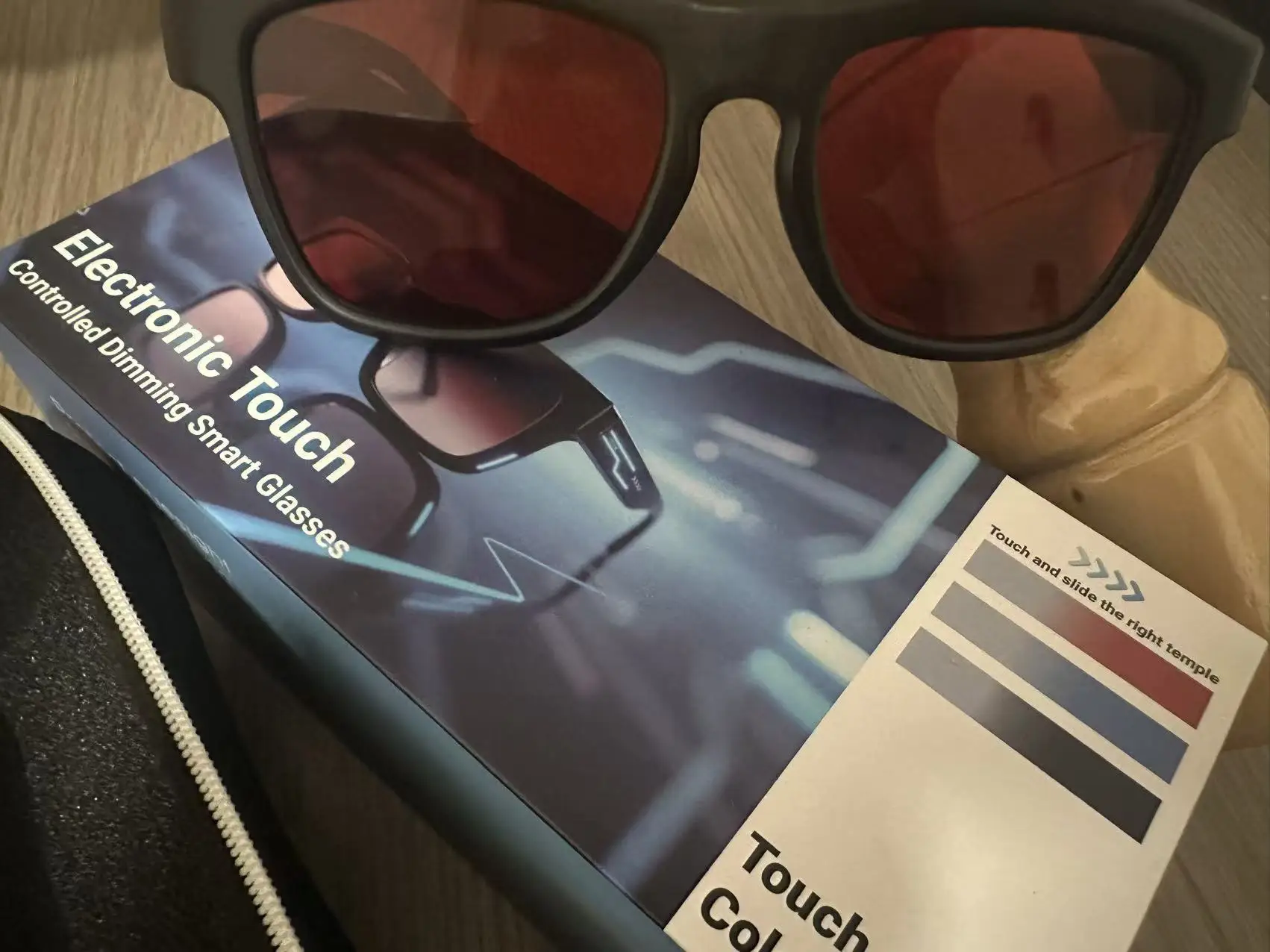 Xiaomi Mijia Electrochromic AI Translation Smart Glasses Touch photo review