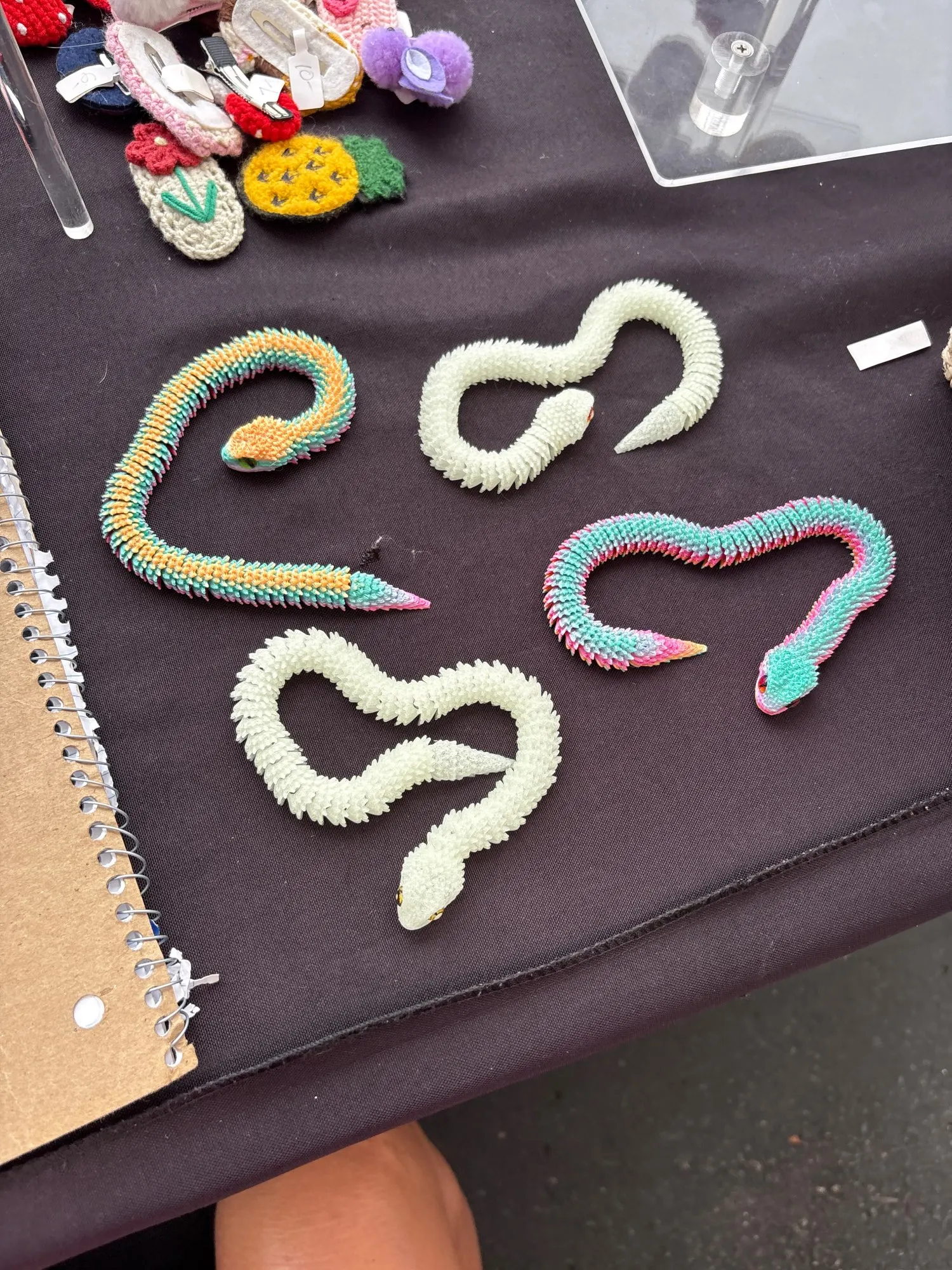 3D Printed Snake with Egg Joint Mobility Simulate photo review