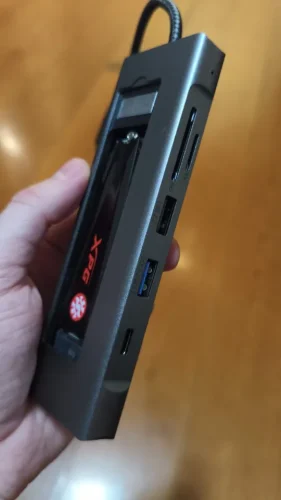 8-IN-1 USB HUB With Disk Storage Function PD100W photo review