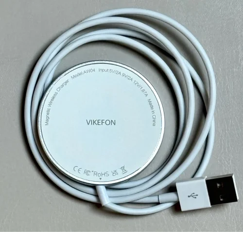 VIKEFON 30W Magnetic Wireless Charger PD Type C photo review