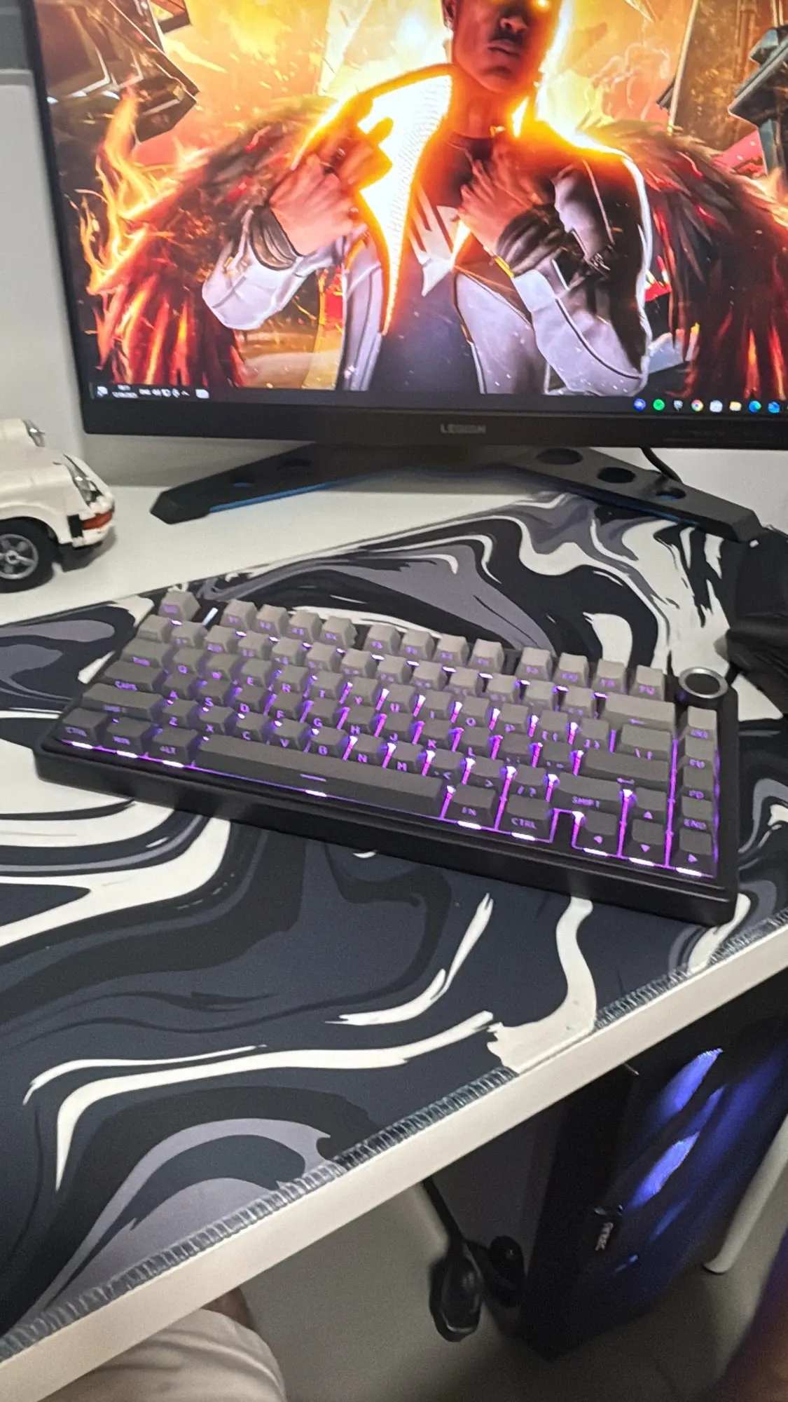 AULA F75 2.4G Wireless/Bluetooth/Wired Gaming Mechanical Keyboard RGB photo review