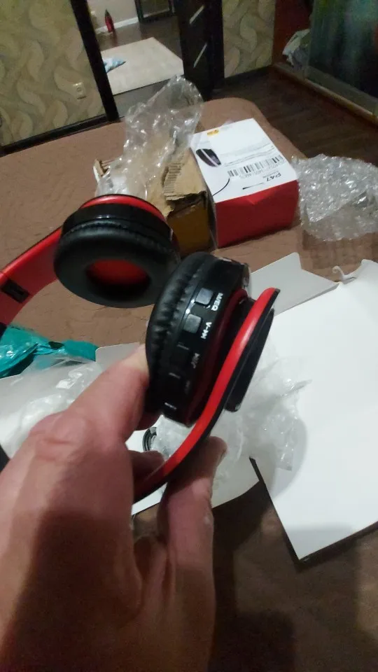 CATASSU Earphone Bluetooth Headphones Over Ear Stereo Wireless photo review