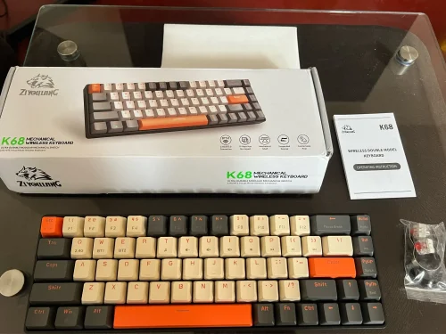 60% Wireless Mechanical Keyboard Bluetooth Dual Mode Hot-Swap photo review