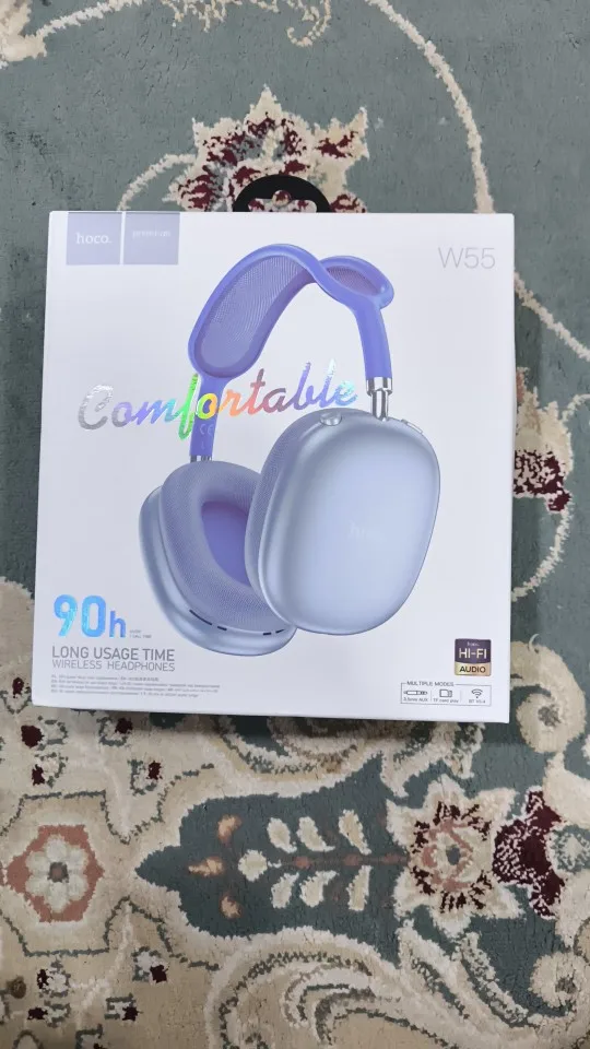 HOCO W55 Over Ear Buetooth Earphone Wireless Music photo review