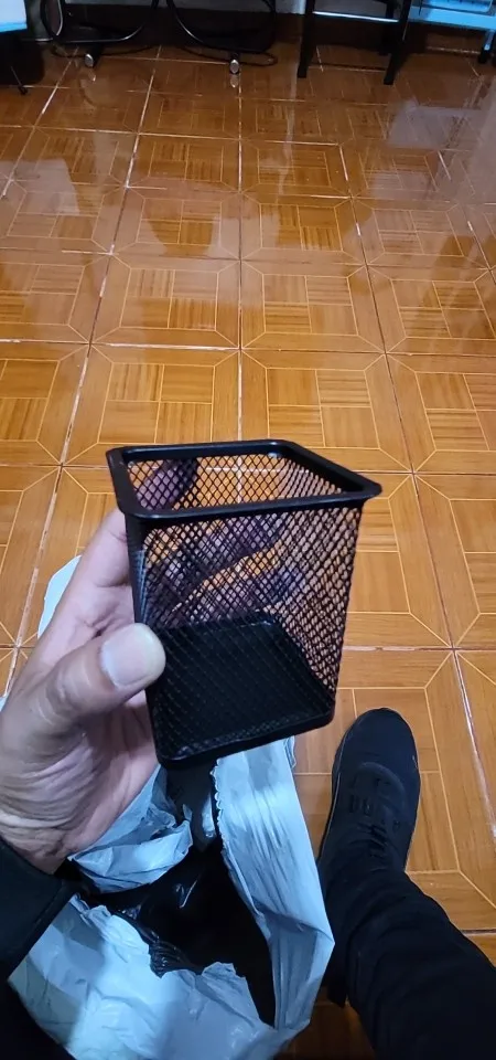 MOTARRO 1Pcs Pencil Holder Office Desk Metal Mesh photo review