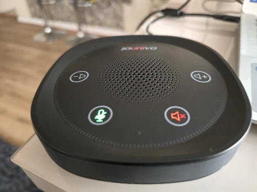 USB Conference Speaker Microphone Wired Touch Key Omni photo review