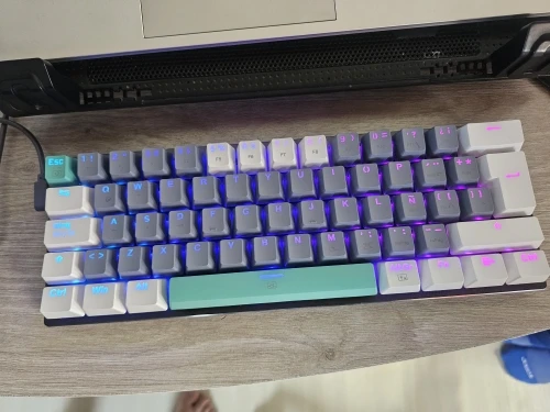 Machenike K500-B61 Mini Mechanical Keyboard 60% ABNT2 Layout photo review