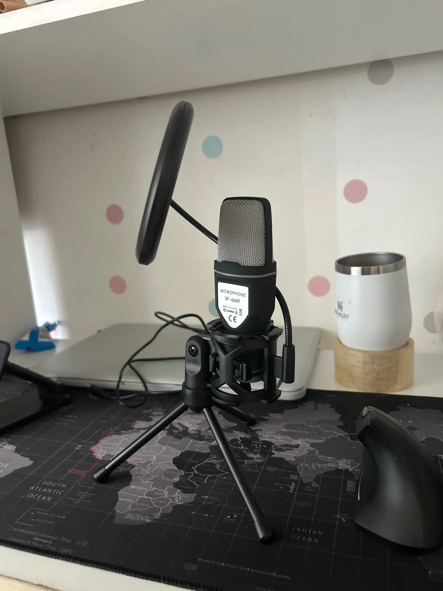 USB Microphone RGB Microfone Condensador noise reduction Wire photo review