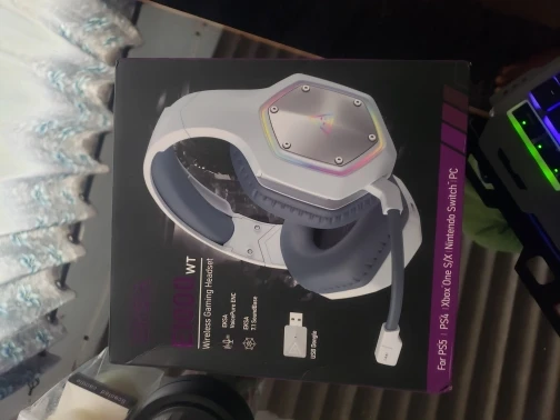 EKSA 2.4GHz Wireless Headphones E1000 WT 7.1 Surround photo review