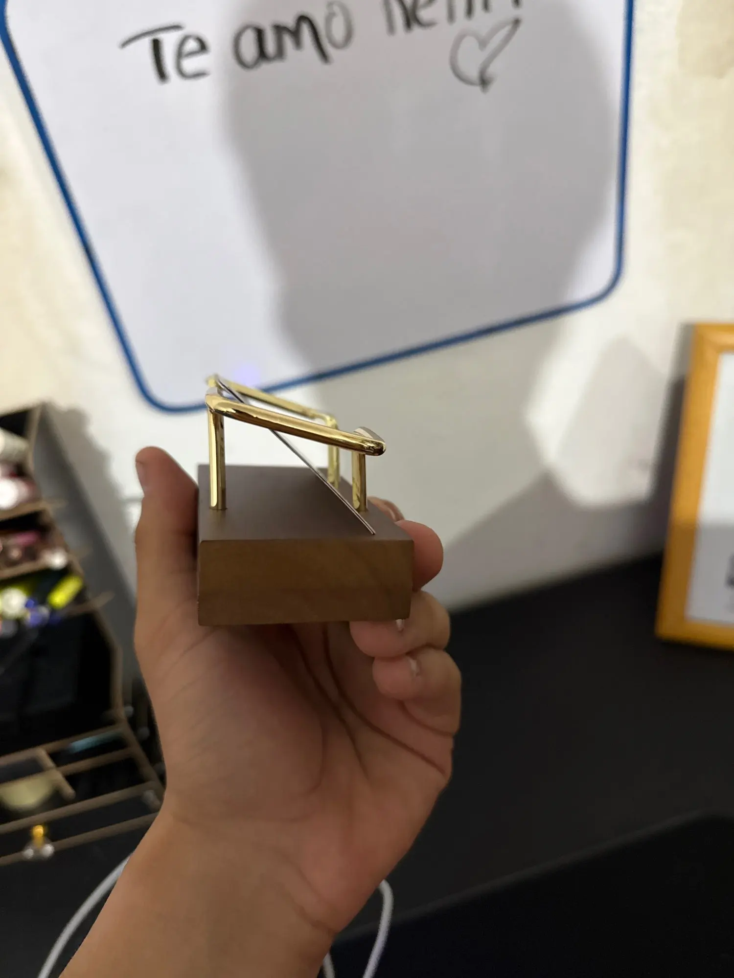 Business Card Holder Organizer Office Desk Display Stand photo review