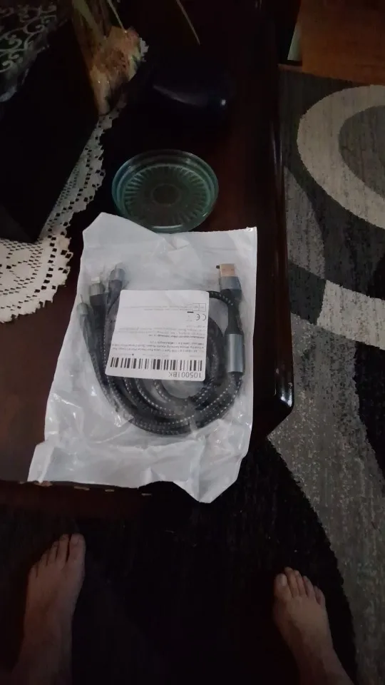 120W 3-in-1 USB Fast Charging Cable For iPhone photo review