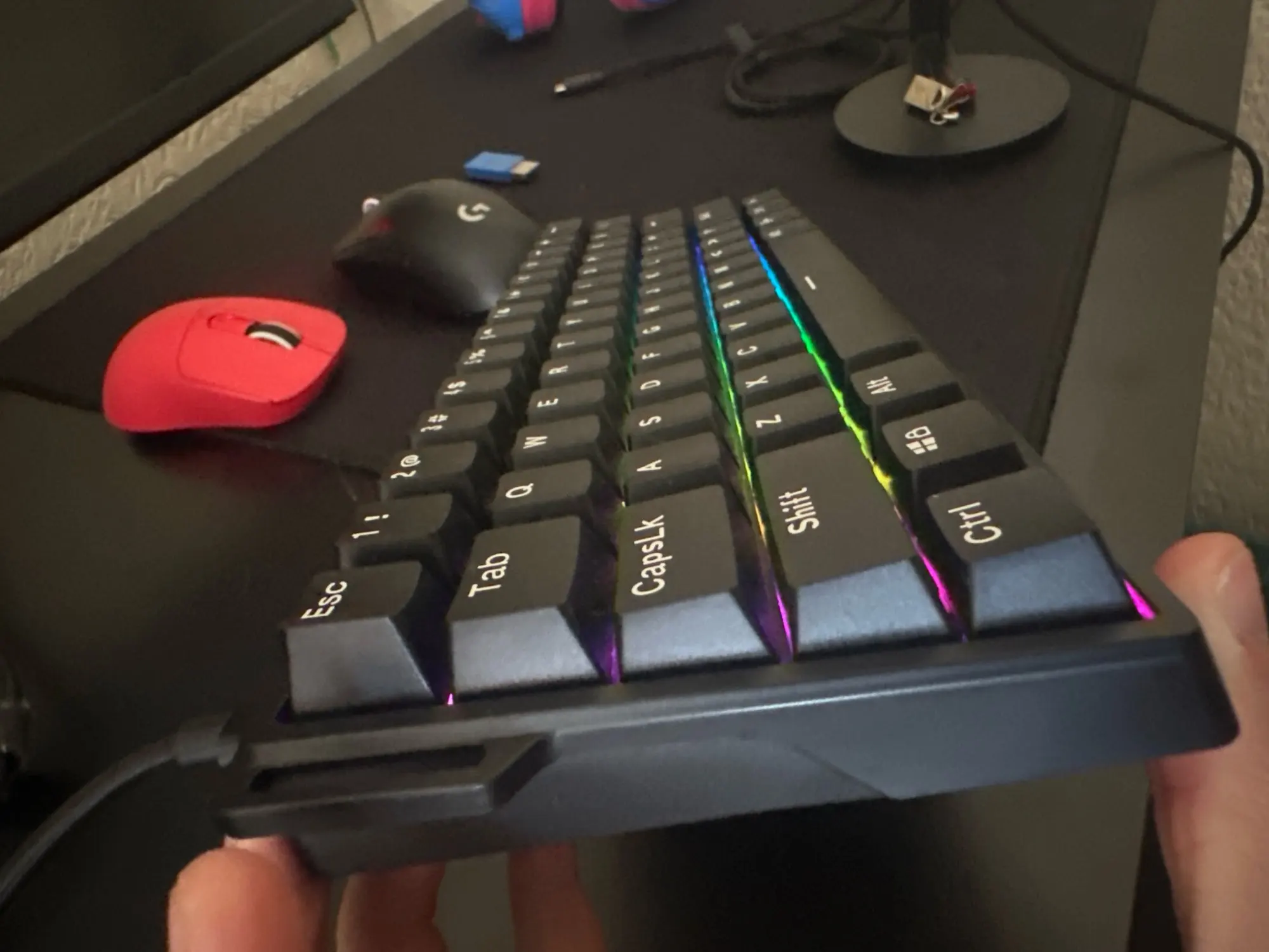 AULA WIN60 WIN68 HE MAX mechanical keyboard magnetic photo review