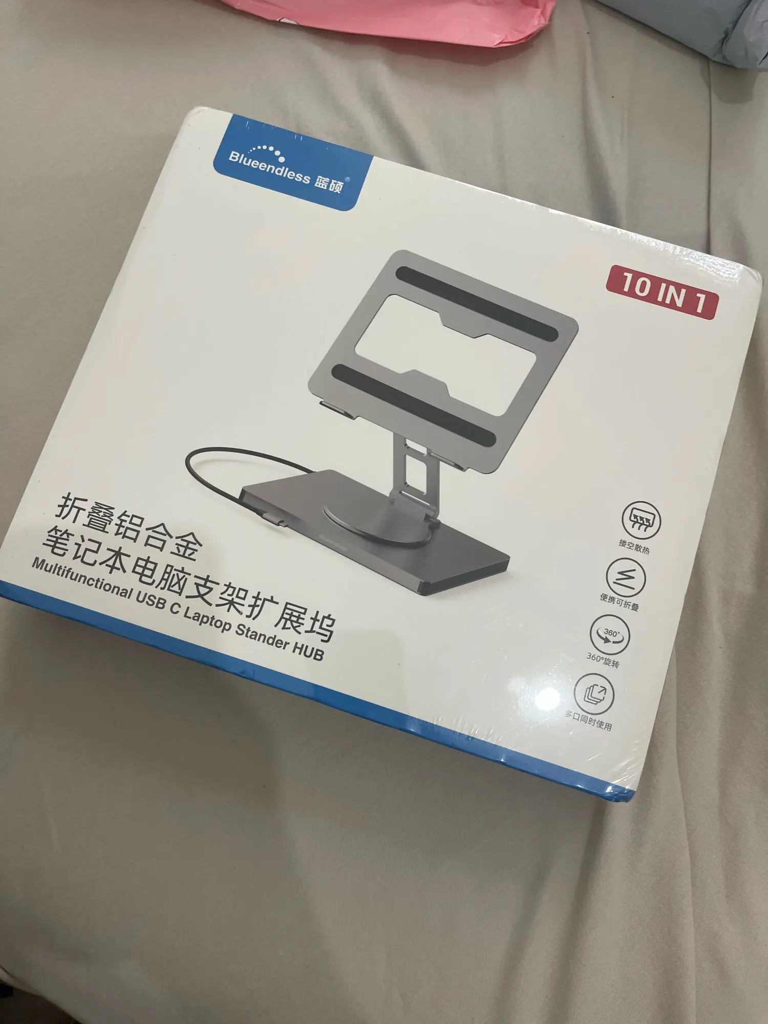 Blueendless Aluminum ipad Holder 10 in 1 docking photo review